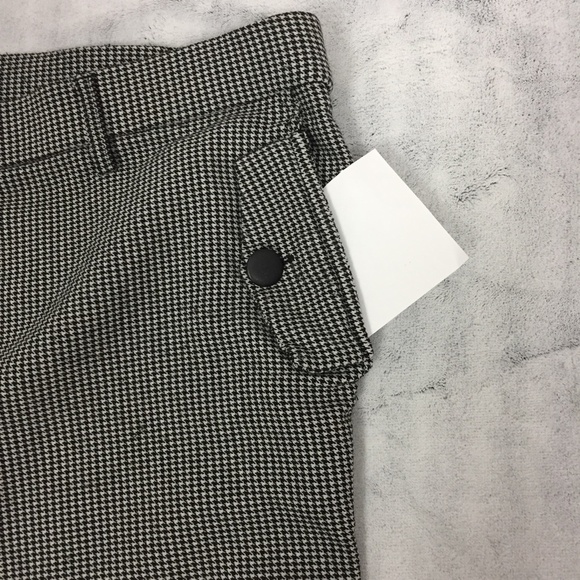 Jules & Leopold Cropped Pants Womens XL Elastic Waist Houndstooth Capris Office - Picture 4 of 9